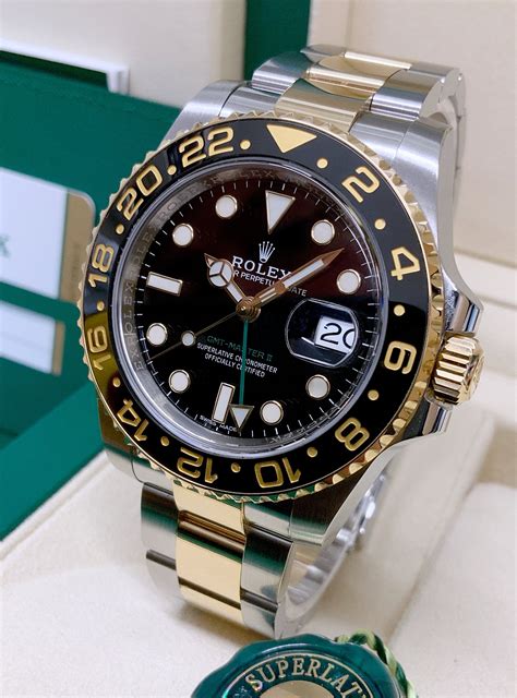 rolex gmt master 2 oro nero|rolex gmt master 2 review.